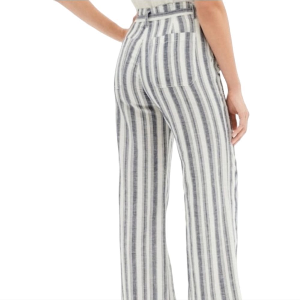 Gap Wide Leg Plus Size Linen Blend Pants